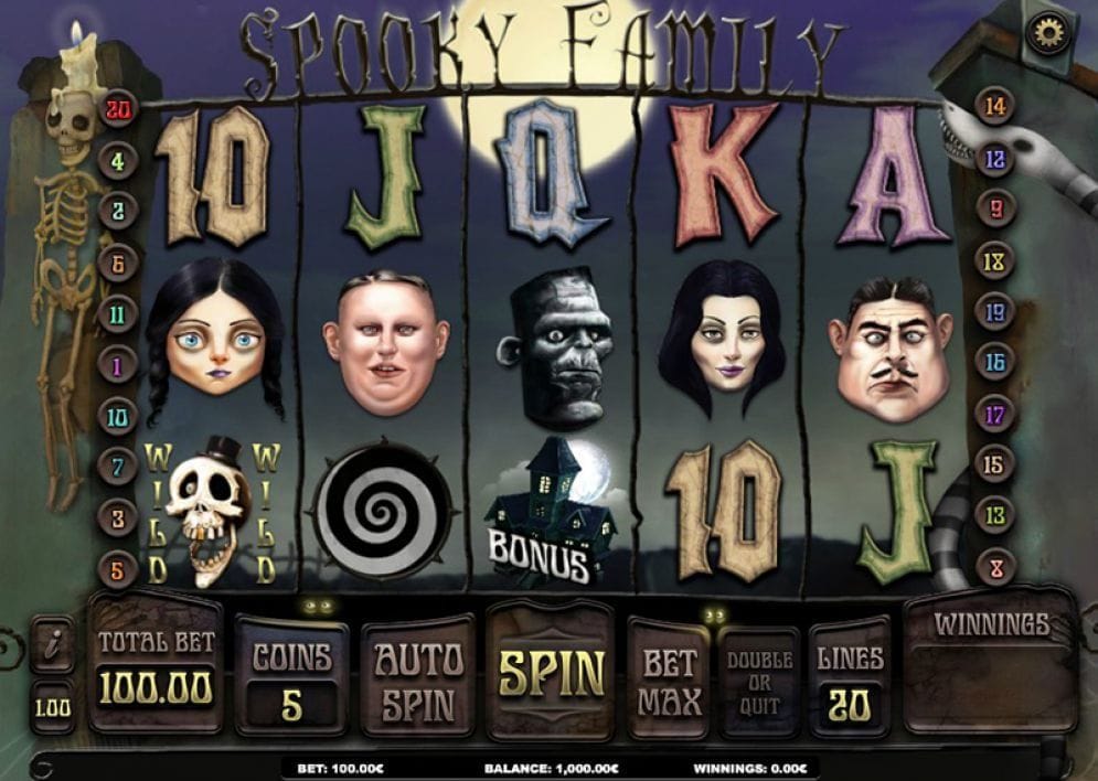 Spooky Family online Casinospiel