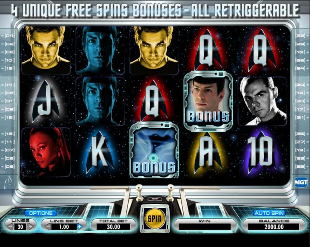 Star Trek Slotmaschine