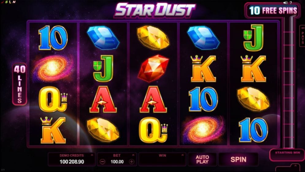 StarDust online Casinospiel