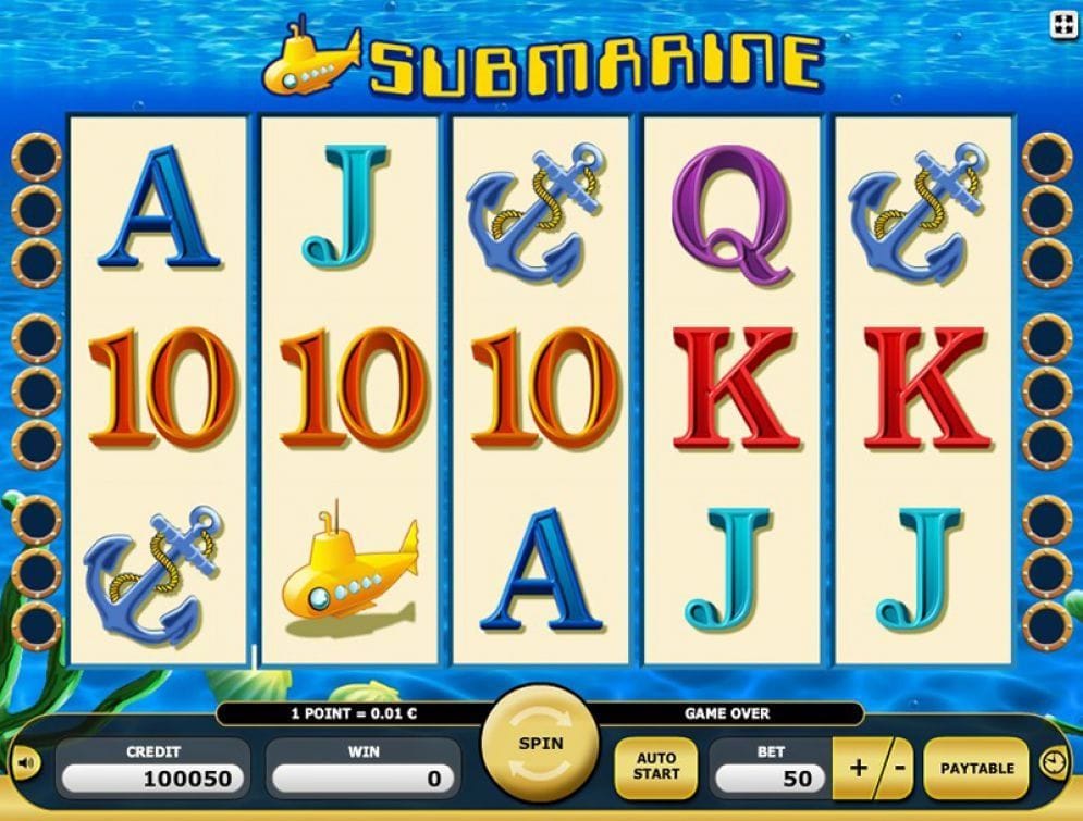 Submarine online Casinospiel