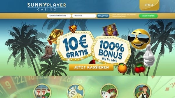SunnyPlayer Casino mit Echtgeld spielen