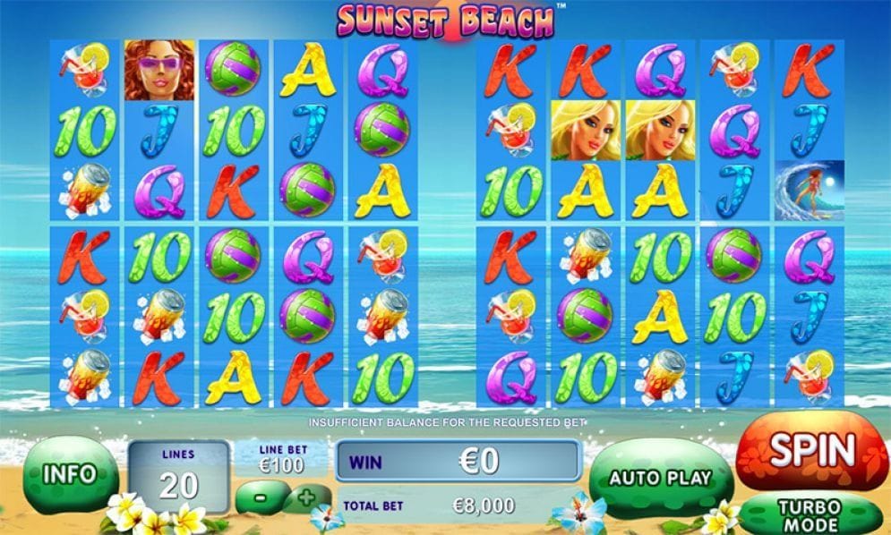 Sunset Beach online Slotmaschine