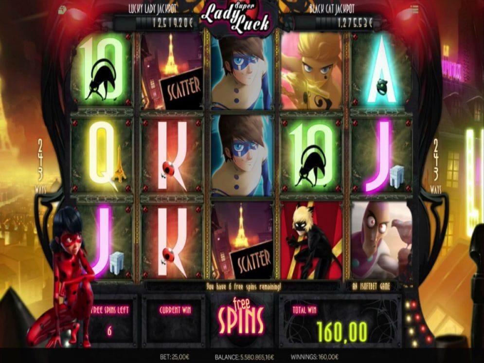 Super Lady Luck Casino Spiel