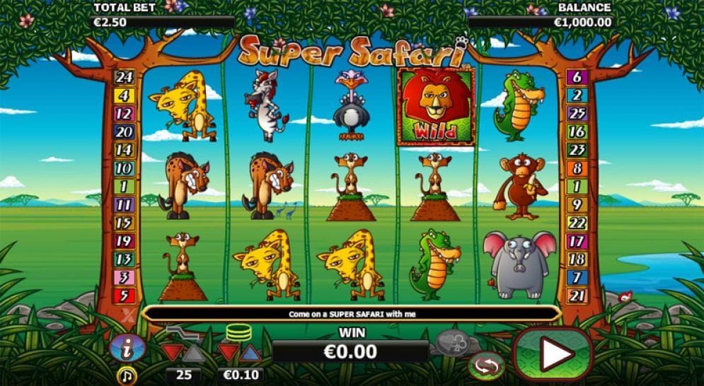 Super Safari Geldspielautomat