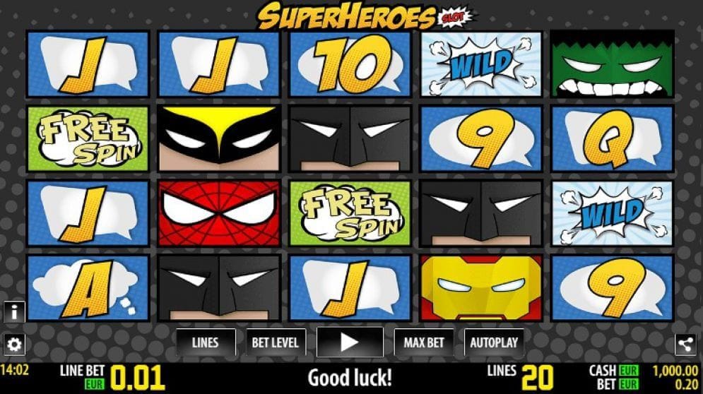 SuperHeroes Video Slot
