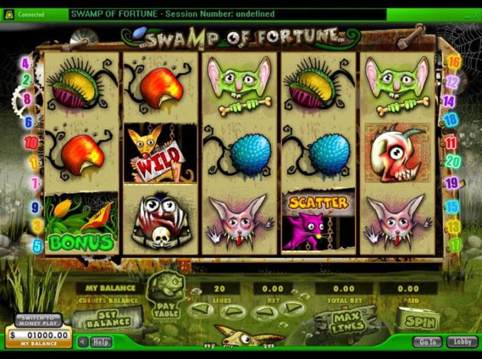 Swamp of Fortune online Slotmaschine
