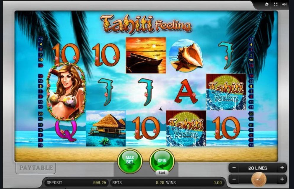 Tahiti Feeling online Slotmaschine