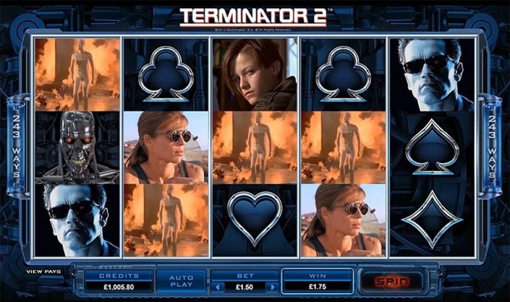 Terminator 2 online Casino Spiel