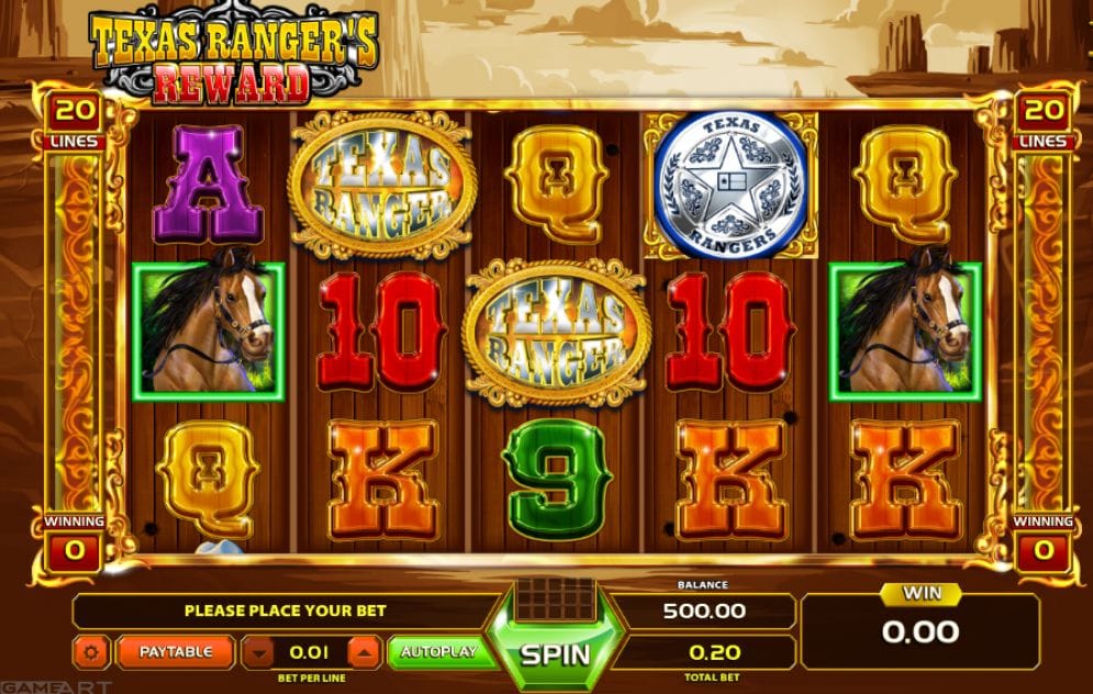 Texas Ranger’s Reward online Slotmaschine