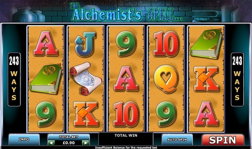 The Alchemist’s Spell Spielautomat