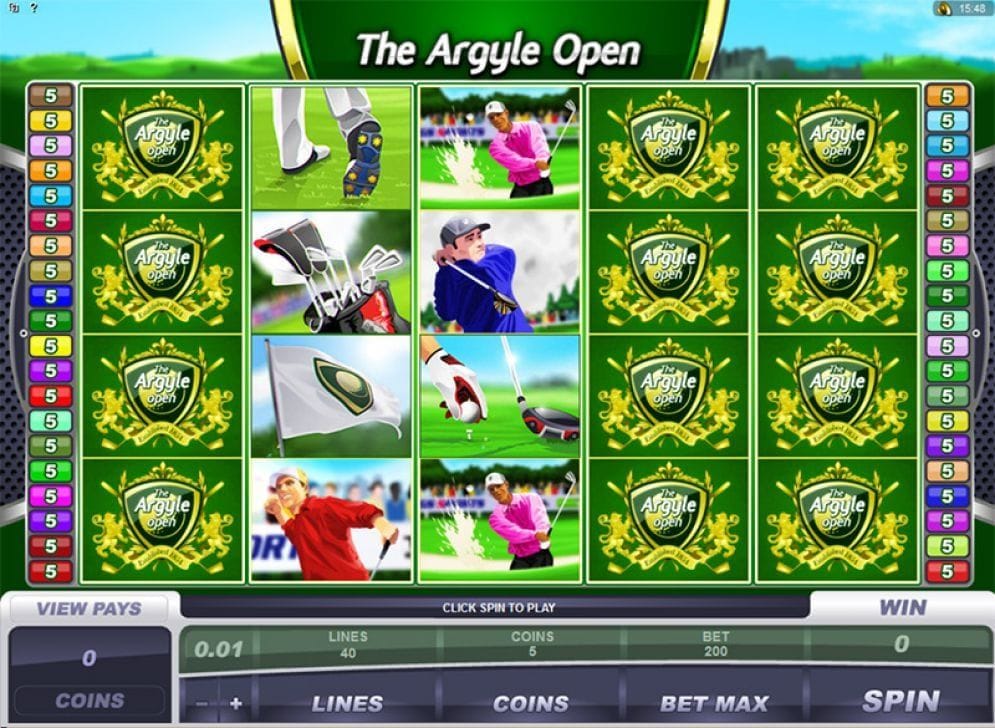 The Argyle Open online Automatenspiel