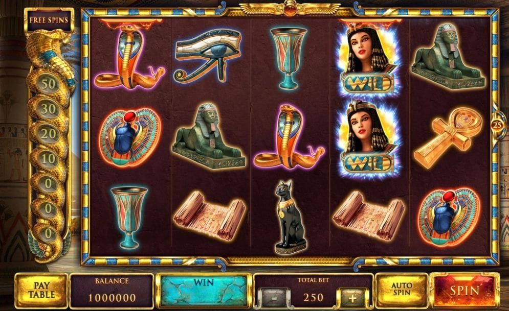 The Asp of Cleopatra Casino Spiel