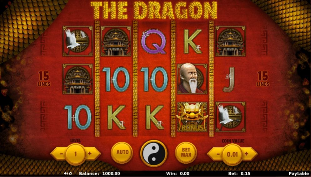 The Dragon online Spielautomat