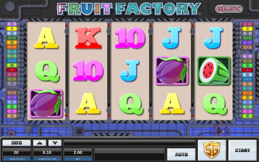The Fruit Factory Spielautomat