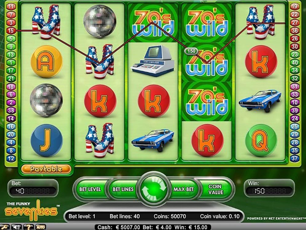 The Funky 70’s online Casino Spiel