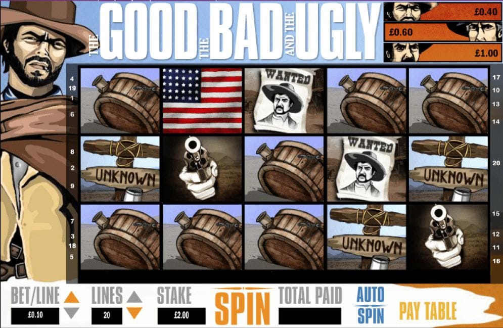 The Good The Bad and The Ugly online Geldspielautomat