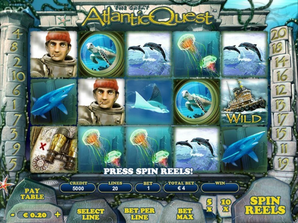 The Great Atlantic Quest online Casinospiel