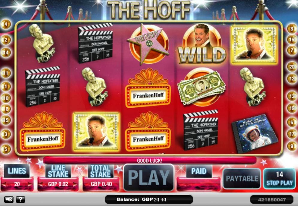 The Hoff Video Slot