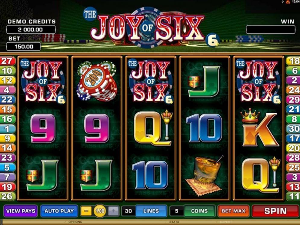 The Joy of Six online Geldspielautomat