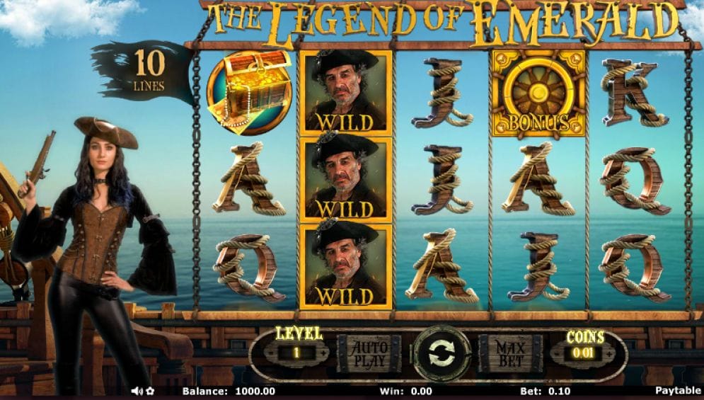 The Legend of Emerald Casino Spiel