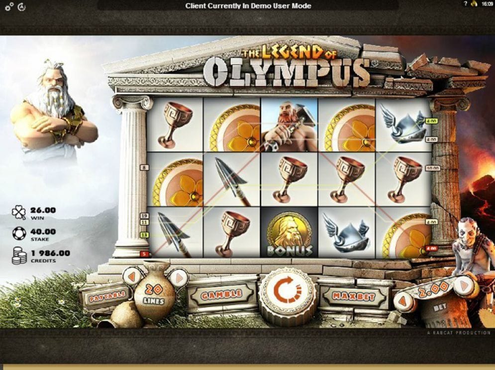 The Legend of Olympus online Spielautomat