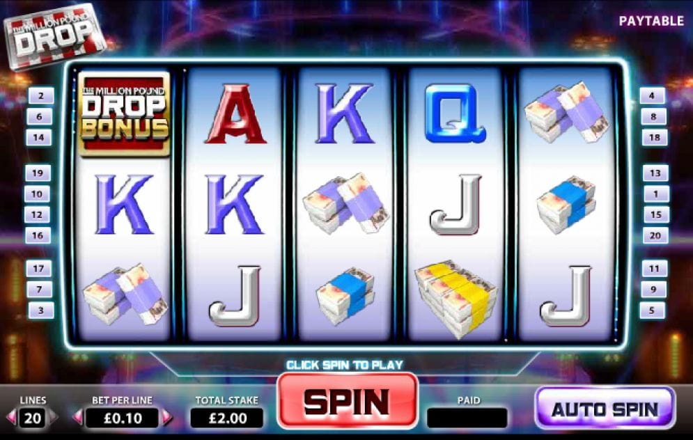 The MIllion Pound Drop online Spielautomat