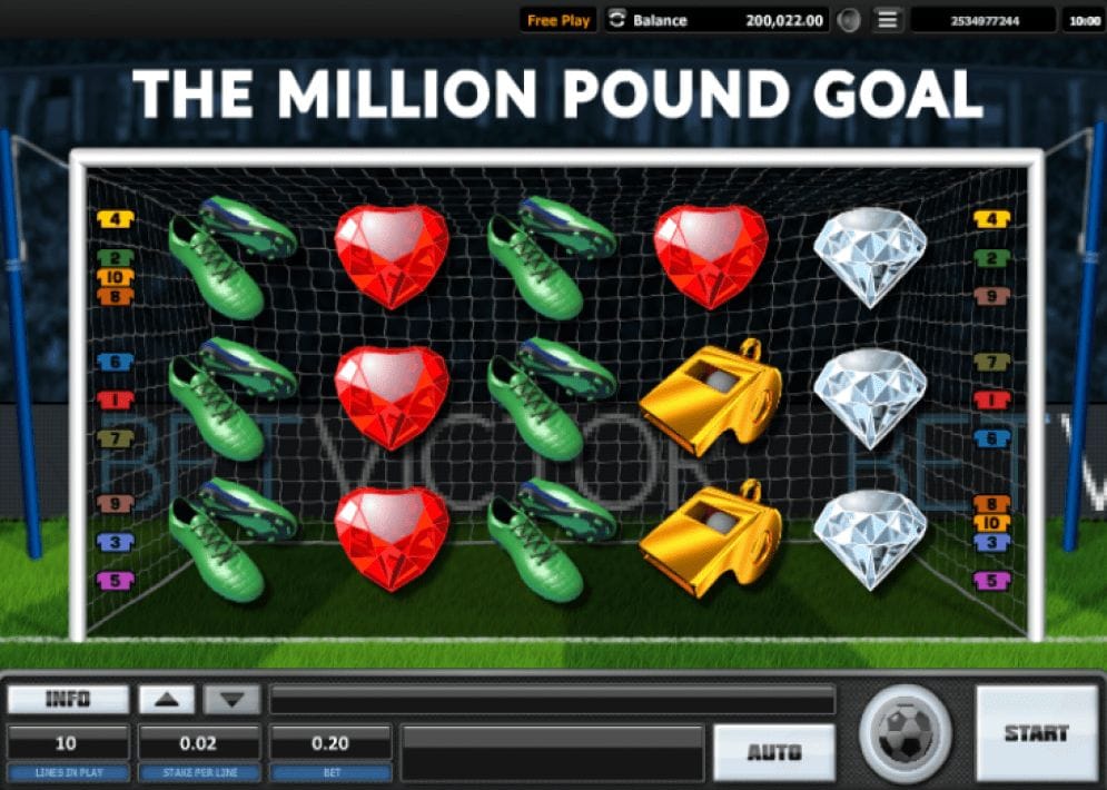 The Million Pound Goal online Spielautomat