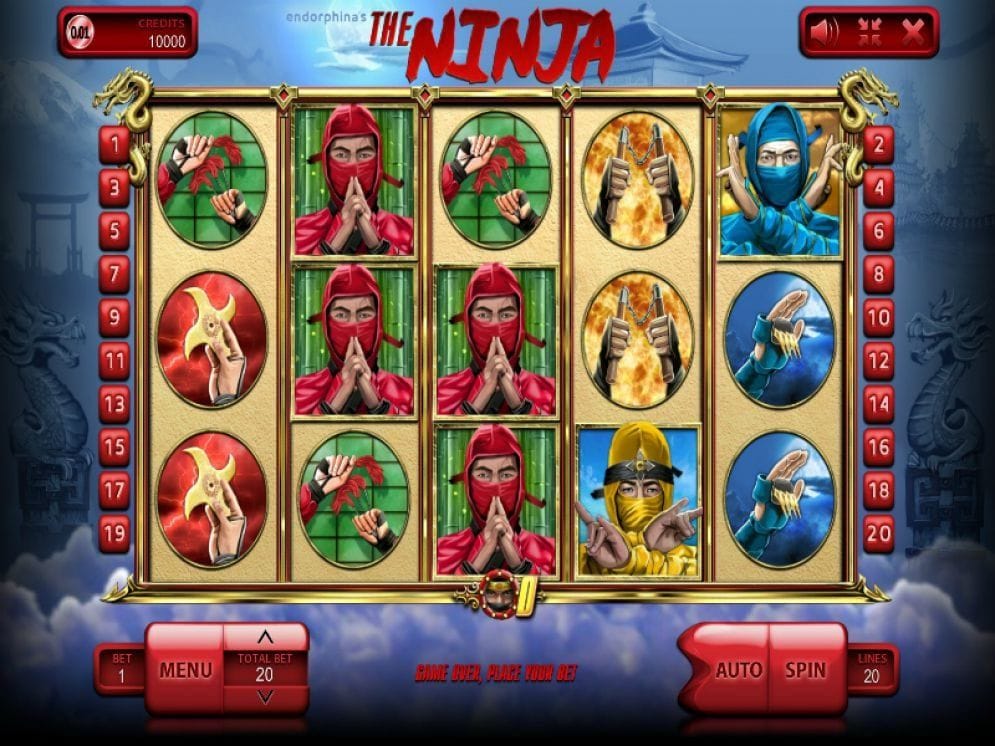 The Ninja online Casinospiel
