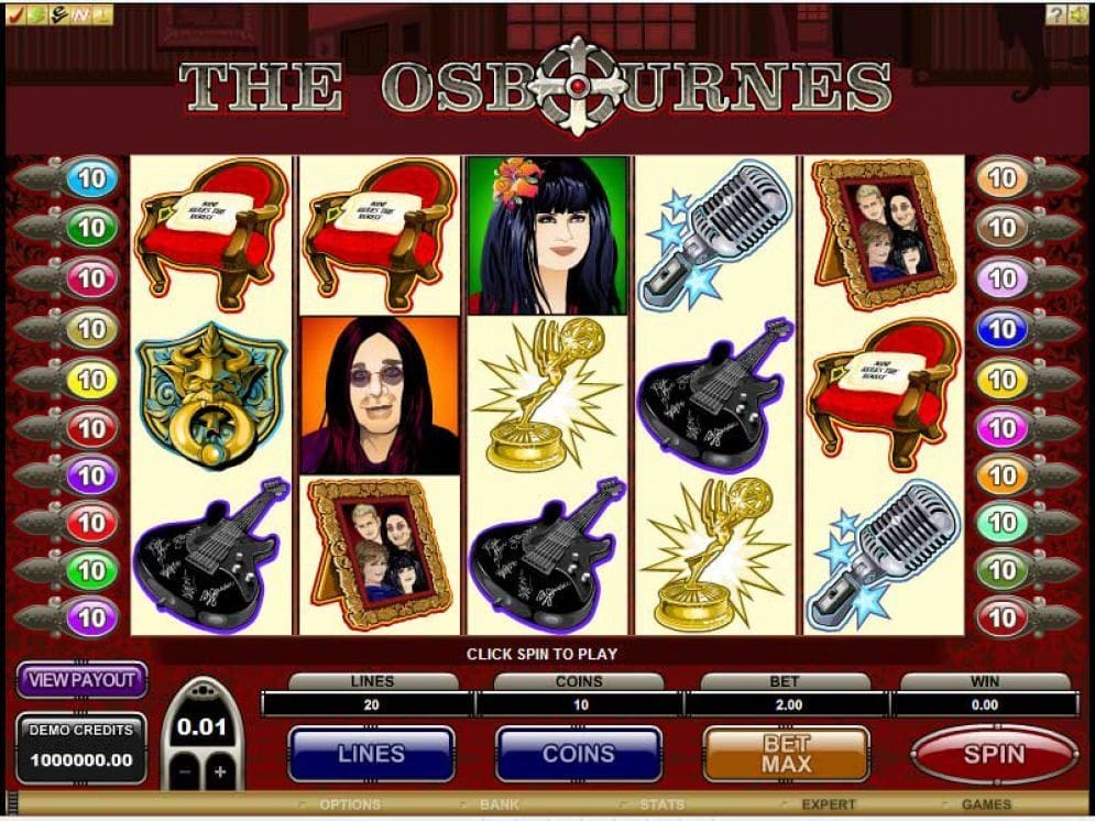 The Osbournes online Casino Spiel