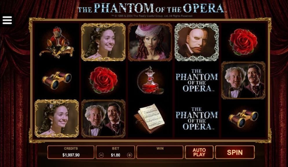 The Phantom of the Opera online Spielautomat