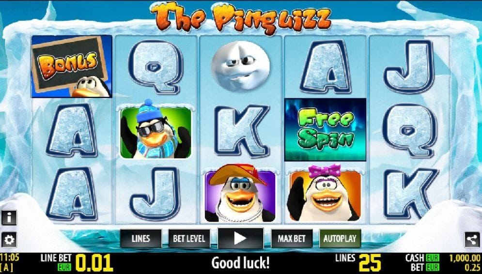 The Pinguizz online Spielautomat