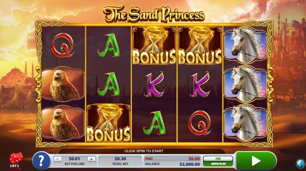 The Sand Princess Casino Spiel