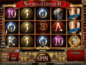 The Sword of Alexander Automatenspiel kostenlos