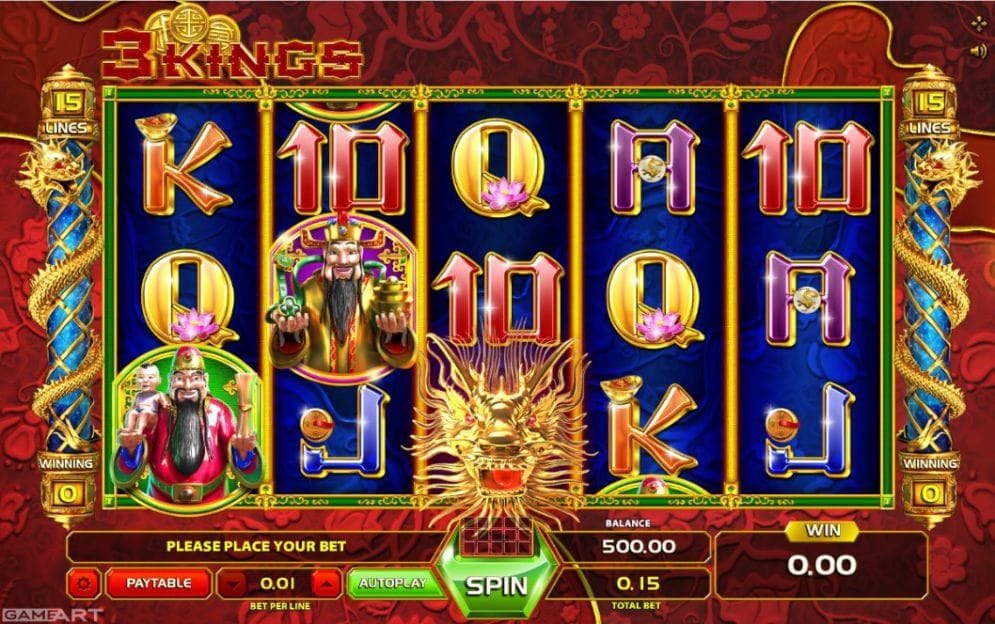 Three Kings online Casino Spiel
