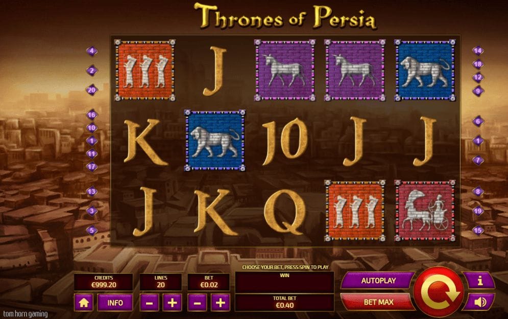 Thrones of Persia online Automatenspiel