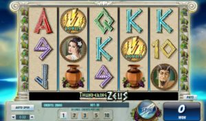 Thundering Zeus Geldspielautomat online spielen