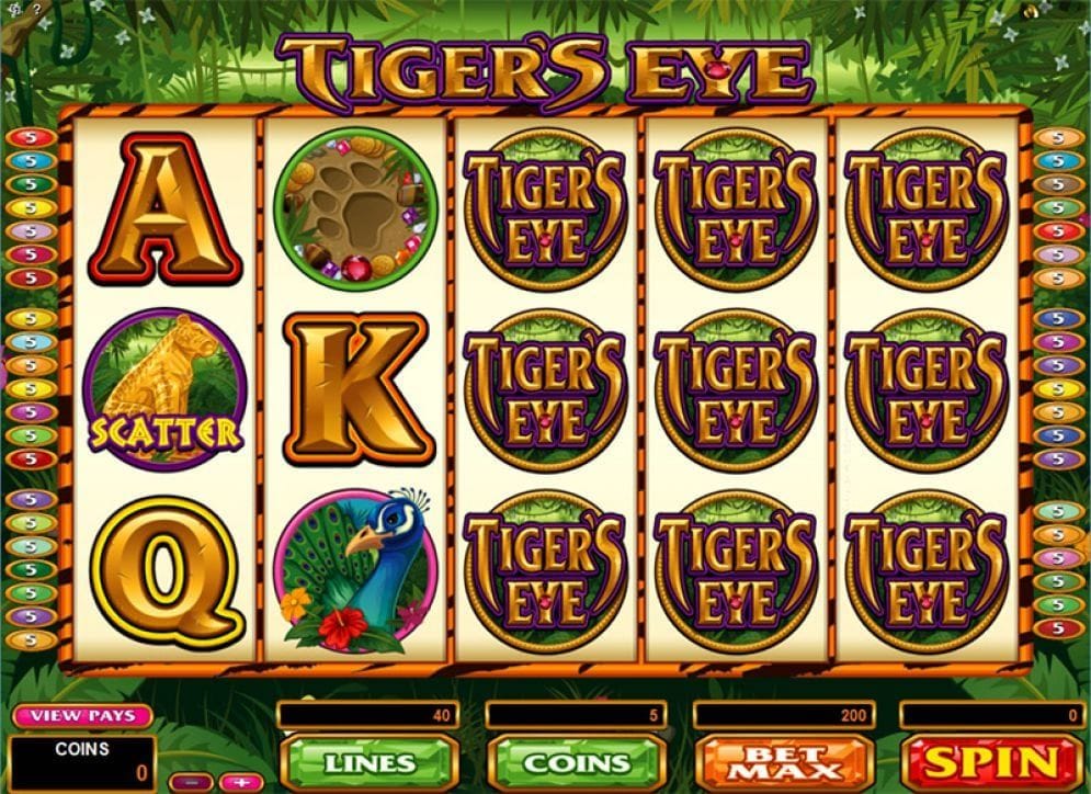 Tigers Eye online Spielautomat