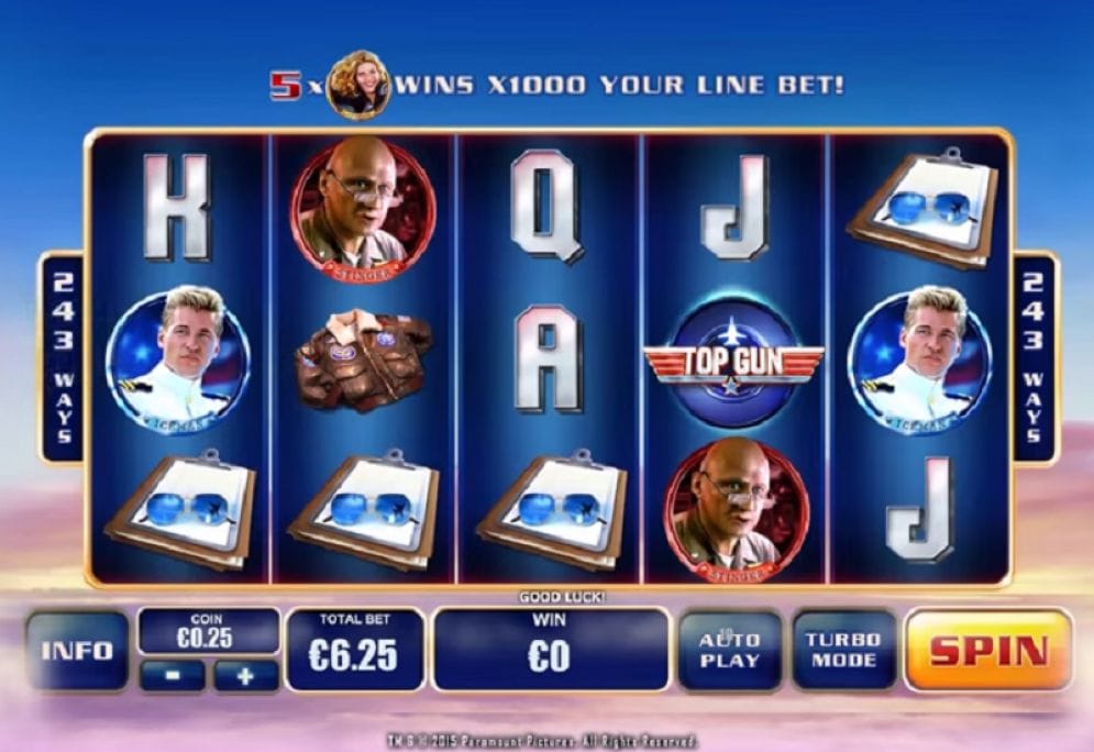 Top Gun online Geldspielautomat