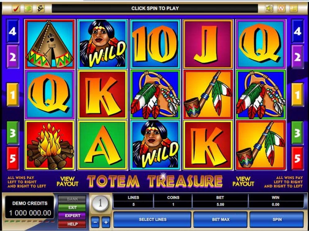 Totem Treasure online Spielautomat