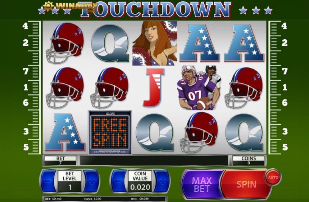 Touchdown online Slotmaschine