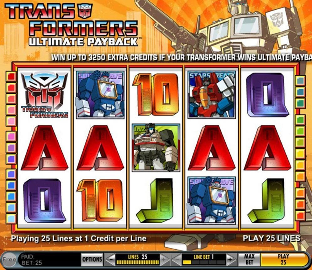 Transformers Ultimate Payback Geldspielautomat
