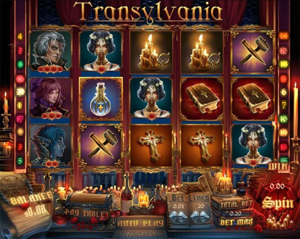 Transylvania online Spielautomat