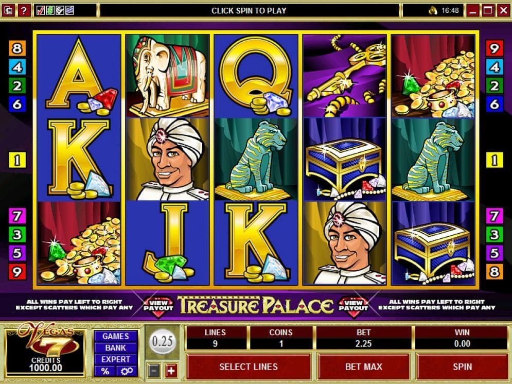 Treasure Palace Spielautomat