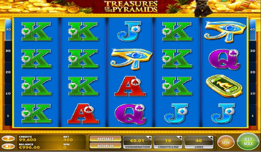 Treasures Of The Pyramids online Automatenspiel