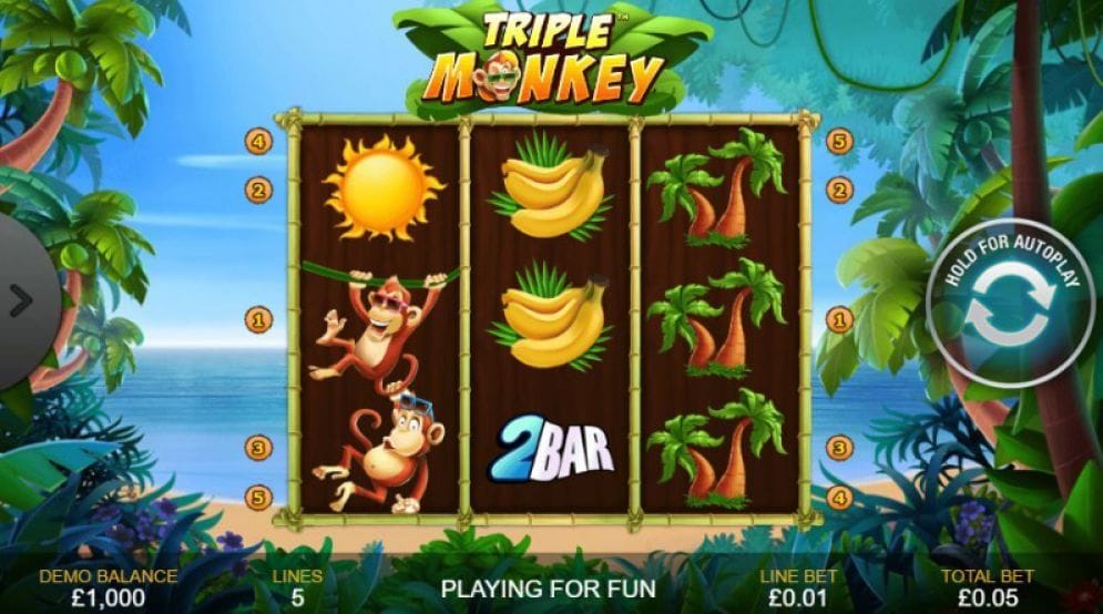 Triple Monkey online Videoslot