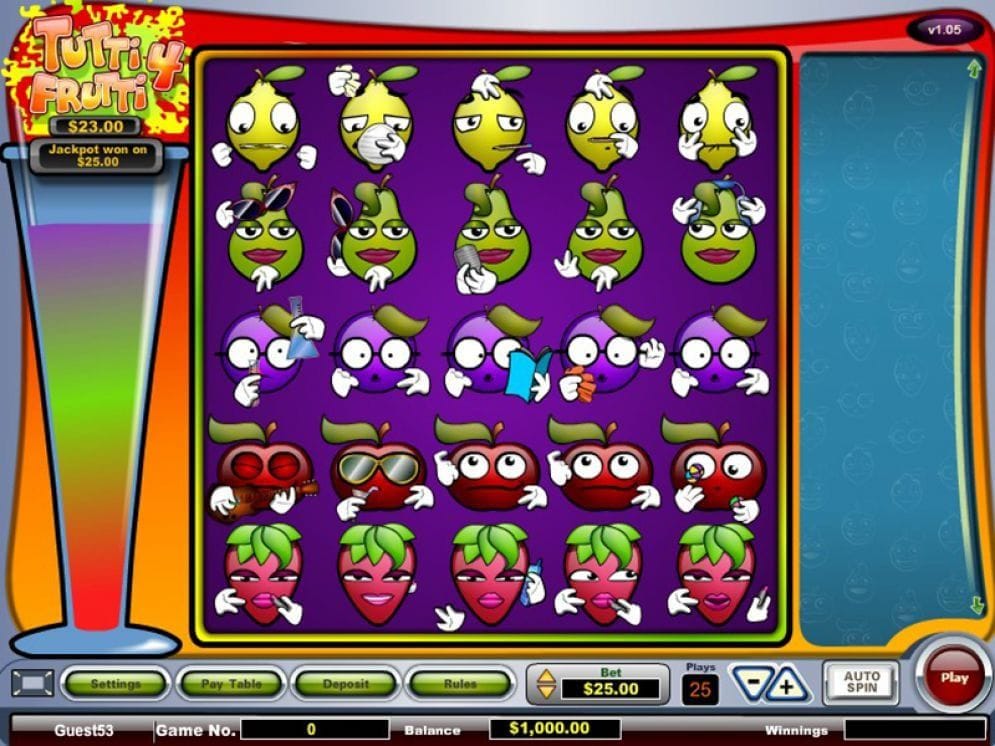 Tutti Frutti 4 online Casinospiel