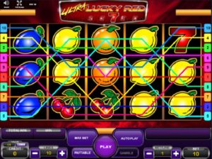 Ultra Lucky Red Seven Spielautomat kostenlos spielen