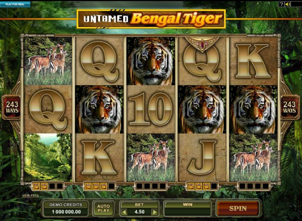 Untamed Bengal Tiger Spielautomat