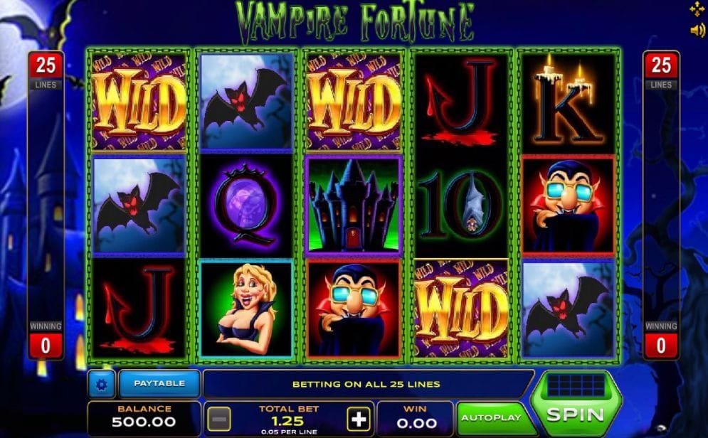 Vampire Fortune online Videoslot