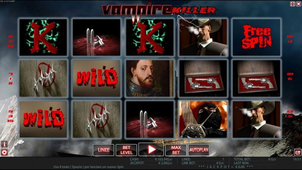 Vampire Killer online Slotmaschine